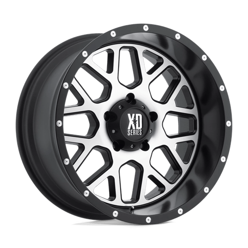 XD820 17X8.5 5X4.5 S-BLK MACH 00MM